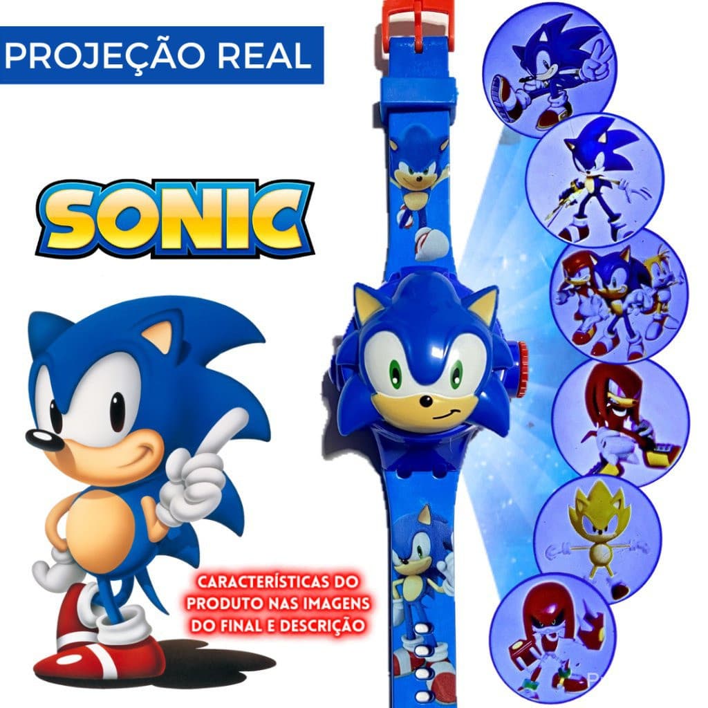 [Princesa] Relógio Infantil Sonic Image Projector FIRS