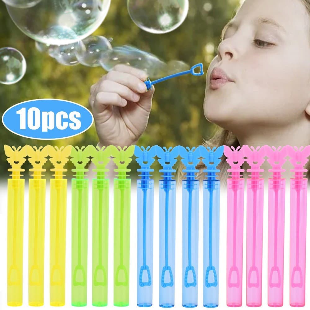 10 Pçs Animal/Número Lidar Com Tubos De Bolha Vazios Quatro Cores Misturado Sabão Garrafas De Água Para Chá De Bebê Casa