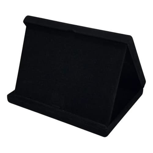 Estojo De Veludo P/placa De Homenagem 30x20 C/aba Retrátil Preto