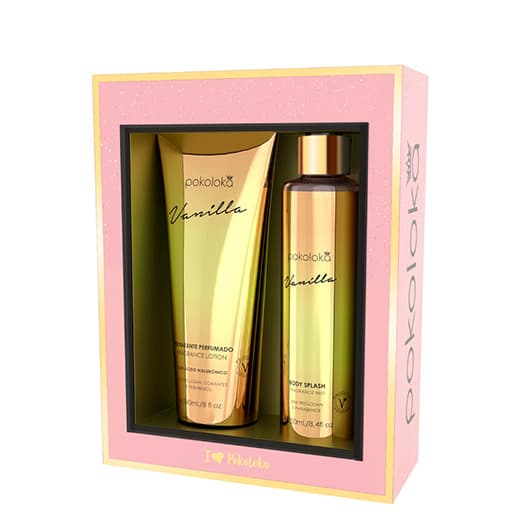 Pokoloka Kit Vanilla Hidratante 240 ML + Body Splash 250 ML
