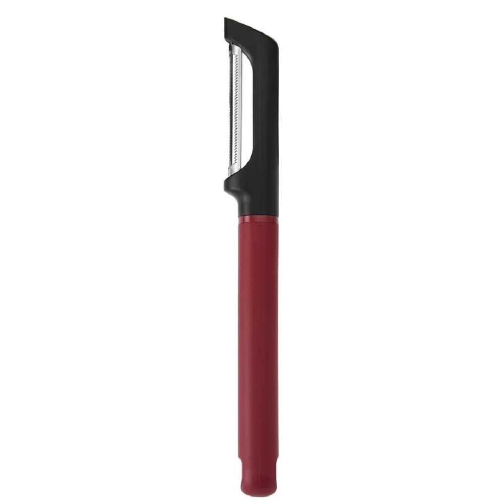 DESCASCADOR EURO KITCHENAID PARA FRUTAS E LEGUMES EM AÇO INOX VERMELHO KHA112OHEREG