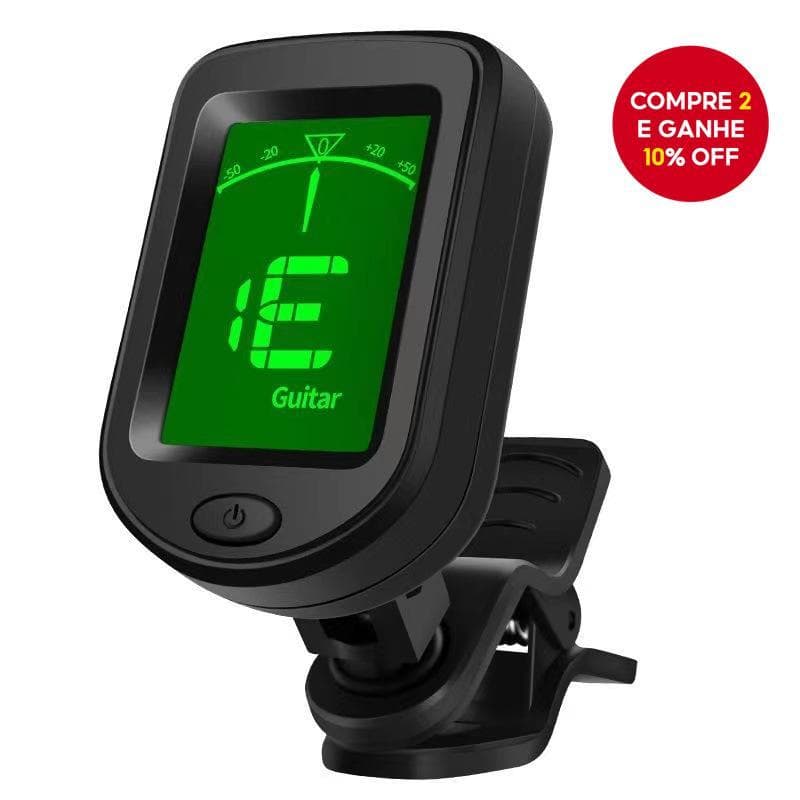 Miwayer Afinador Digital de Presilha – Afinador Rotativo para Violão (Alimentado por Bateria) | Afinador Cromático de