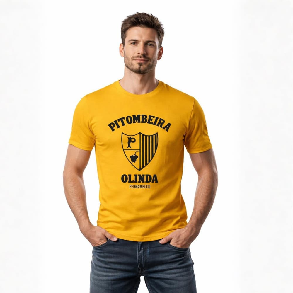 CAMISETA PITOMBEIRA OLINDA 100% ALGODÃO - ENVIO IMEDIATO