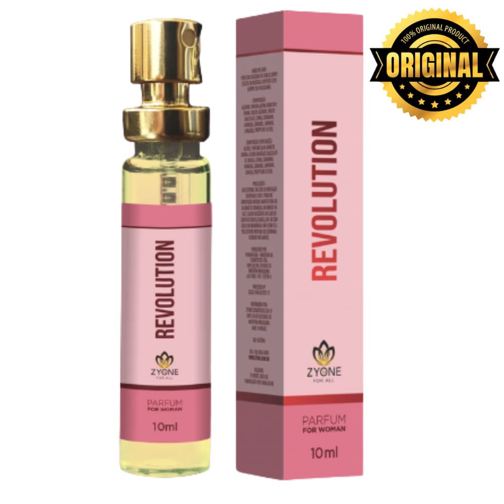 Revolution Zyone Cosméticos Feminino Parfum 10ml Alta Fixação Essência Premium