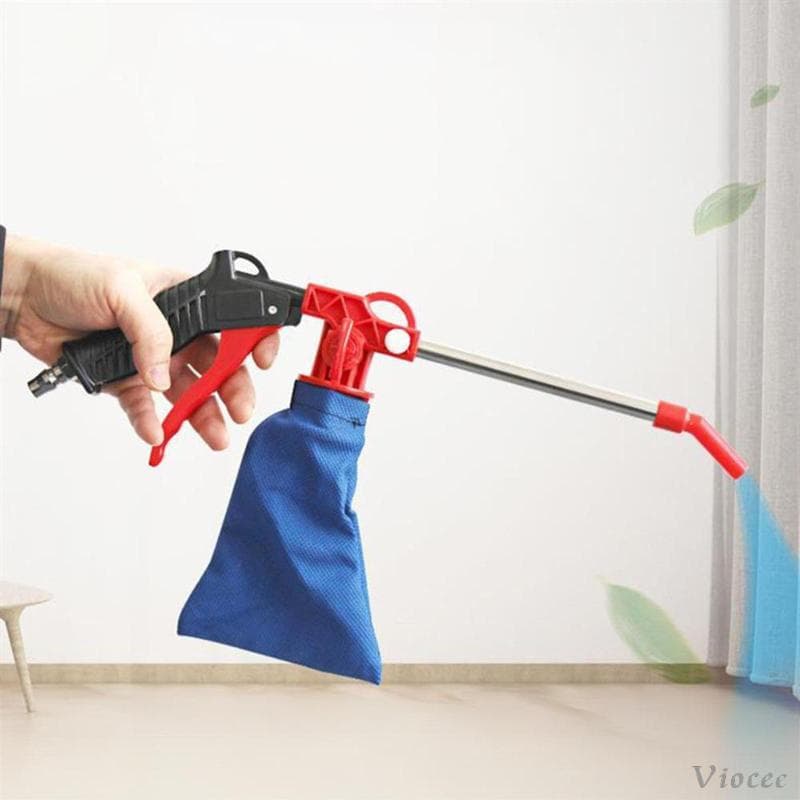 [Viocee] Ferramenta De Limpeza Pneumática 2 Em 1 Bocal De Sucção Portátil Para Espanador De Ar Aplicações De Aspirador D