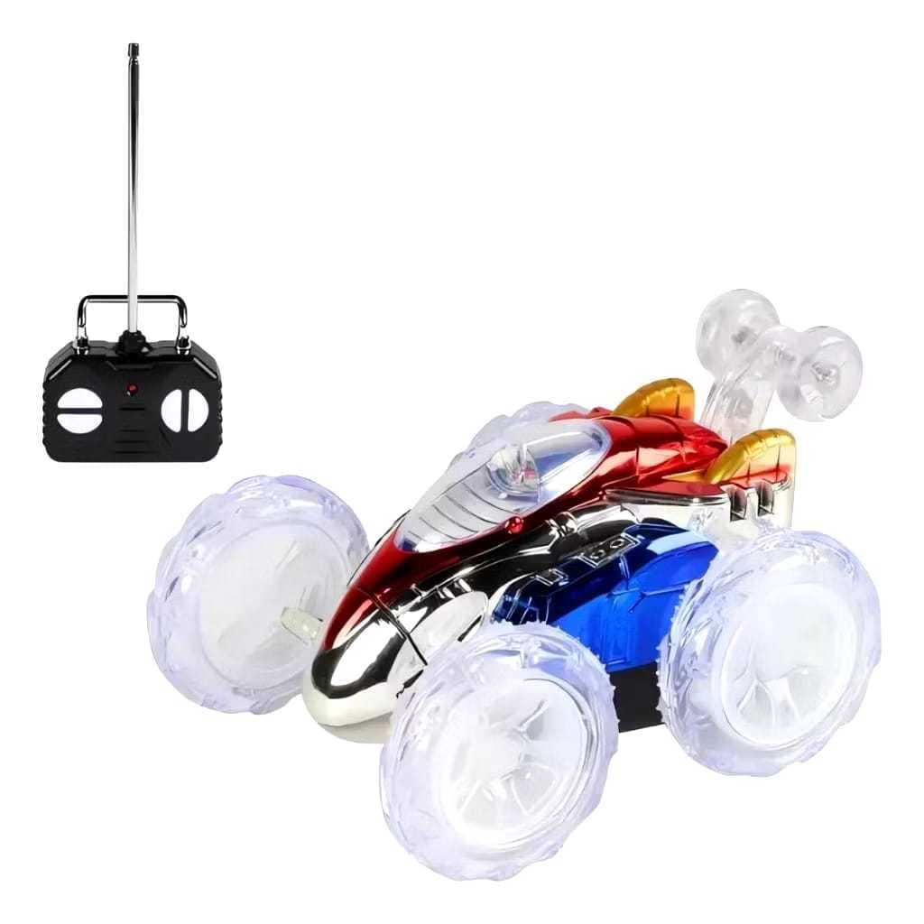 Carro Controle Remoto Maluco Gira 360º C/ Luz Led Brinquedo Carrinho de controle