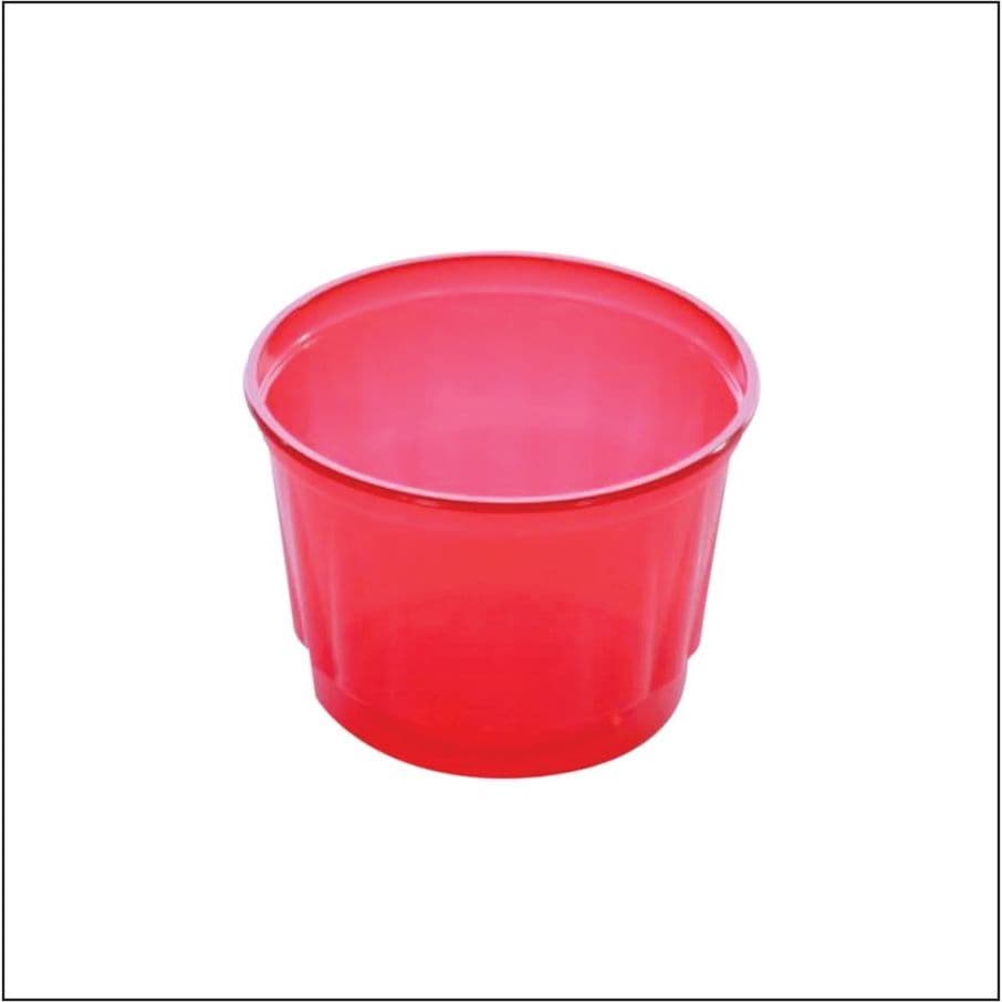 Pote Descartavel Vermelho 250 ml c/ 50 un Kopus