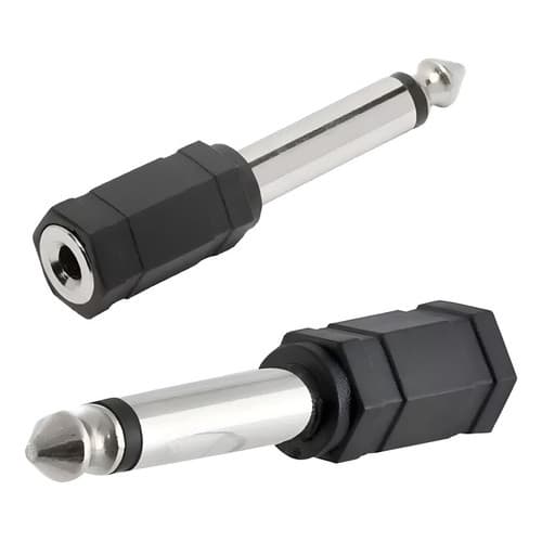 Adaptador P10 Mono + Jack J2 Mono - 10 Peças
