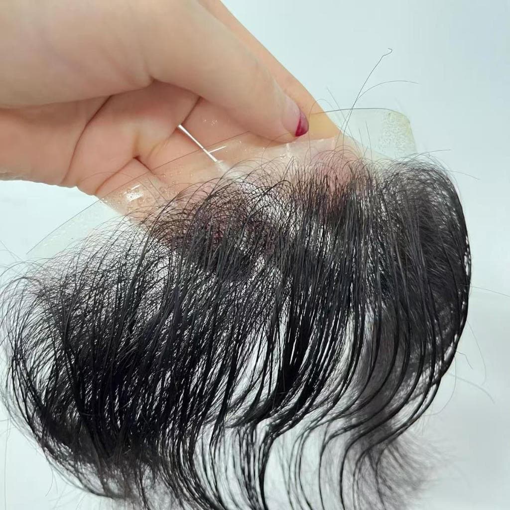 Perucas Masculinas E Femininas Remendos De Cabelo real Careca Sem Vestígios Peças De Peruca De Alta Qualidade Curto Todo