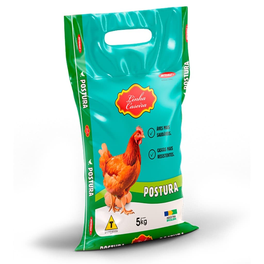 Ração Triturada para Aves de Postura Botadeira 5kg