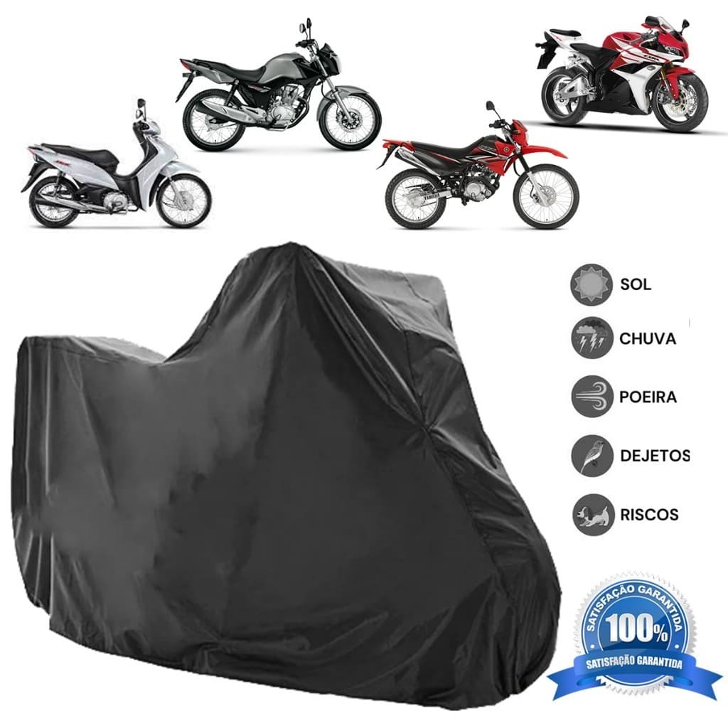 CAPA DE MOTO MOTOCICLETA SCOOTERS BIKES PARA TODAS AS MOTOS MODELOS Impermeavel SOL CHUVA E POEIRA