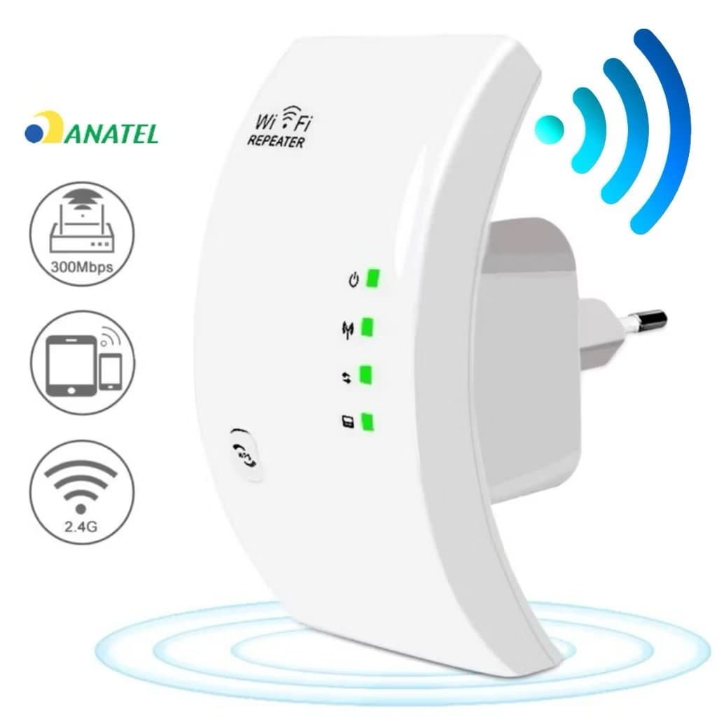 Repetidor Amplificador De Sinal Wifi 600/mbps Ultra Rápido sinal forte Envio Imediatoo