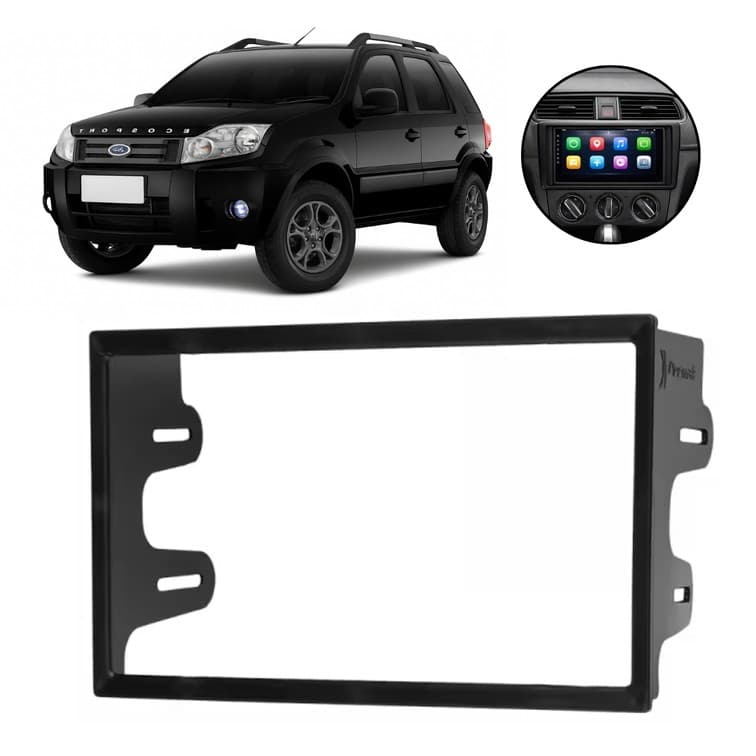 Moldura Ecosport 2004 a 2012 Padrão 2 Din 7 Polegadas Nova