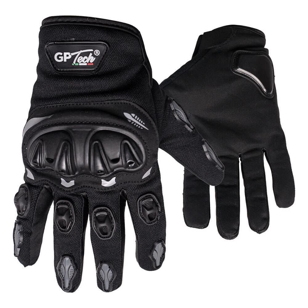 Luva Motociclista Impermeável Gp Tech Highway Com Proteções Touch