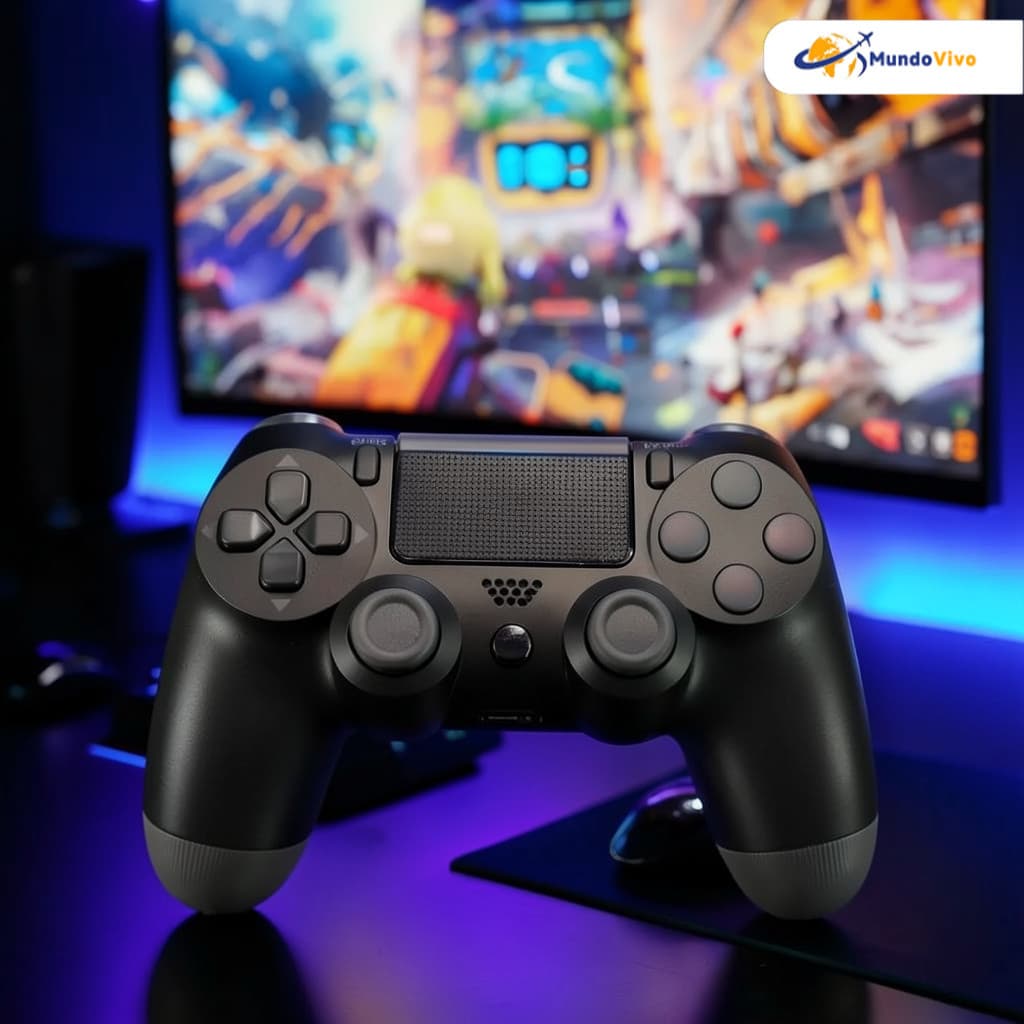 Gamepad PS4 sem fio compatível com Joystick de modo duplo PC/Switch OLED/Lite