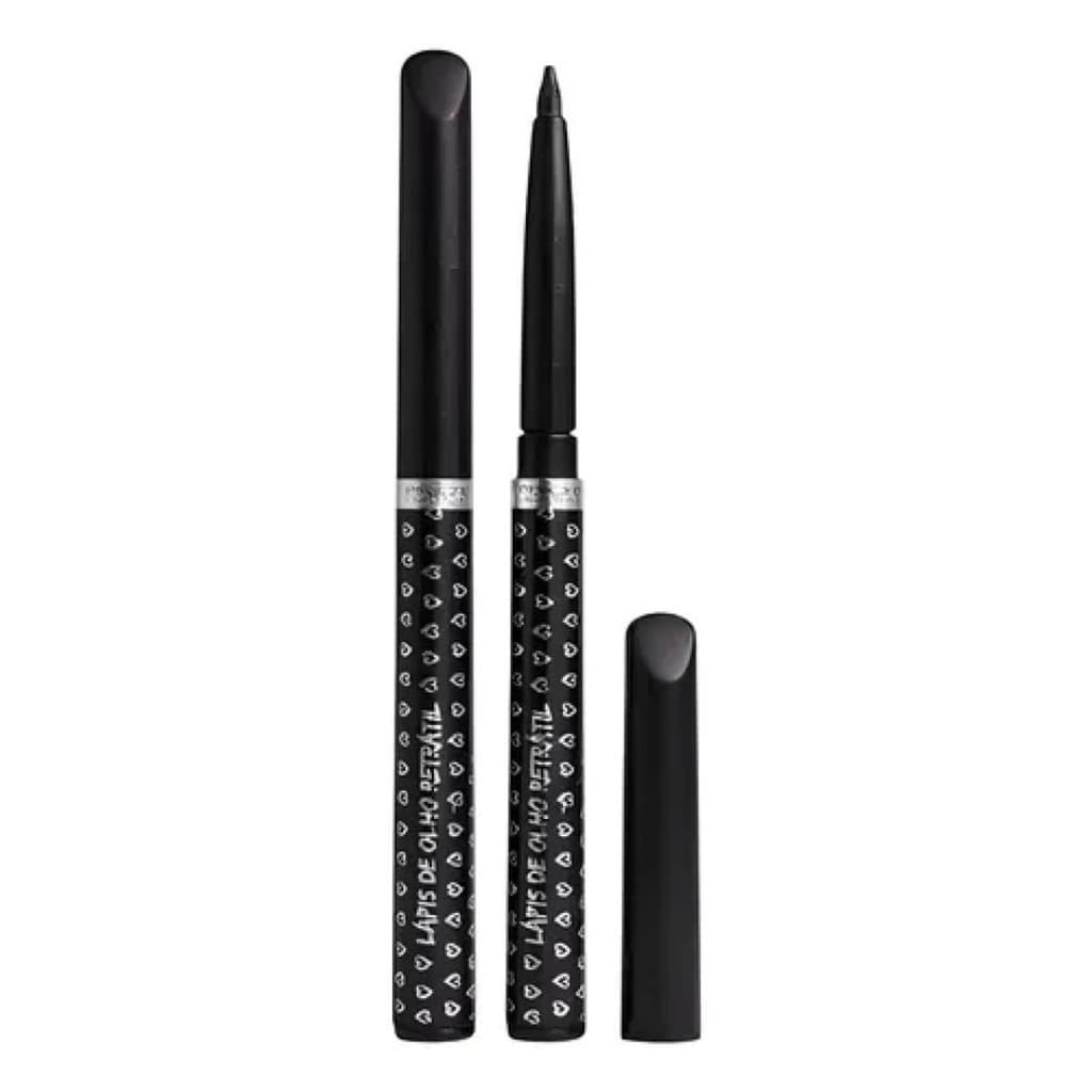 Lapis De Olho Retrátil Delineador Pink 21 Preto