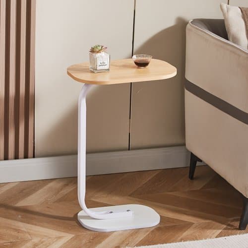 Mesa Auxiliar Lateral Compacta Versátil Suporte Funcional Sala Quarto