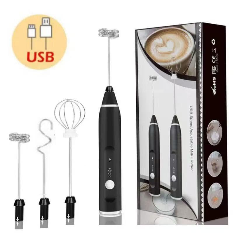 Kit1/Kit2 Mini Batedor Misturador Mixer Elétrico para Bebidas Leite Café Clara de Ovos 2 EM 1 Utensílios de Cozinha
