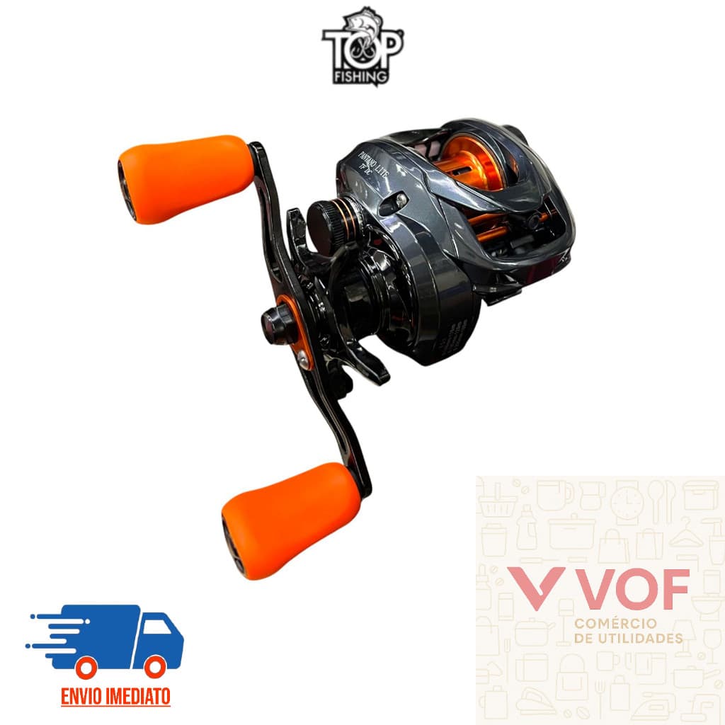 Carretilha De Pesca TOP Pantano Lite Carbono Sistema DC
