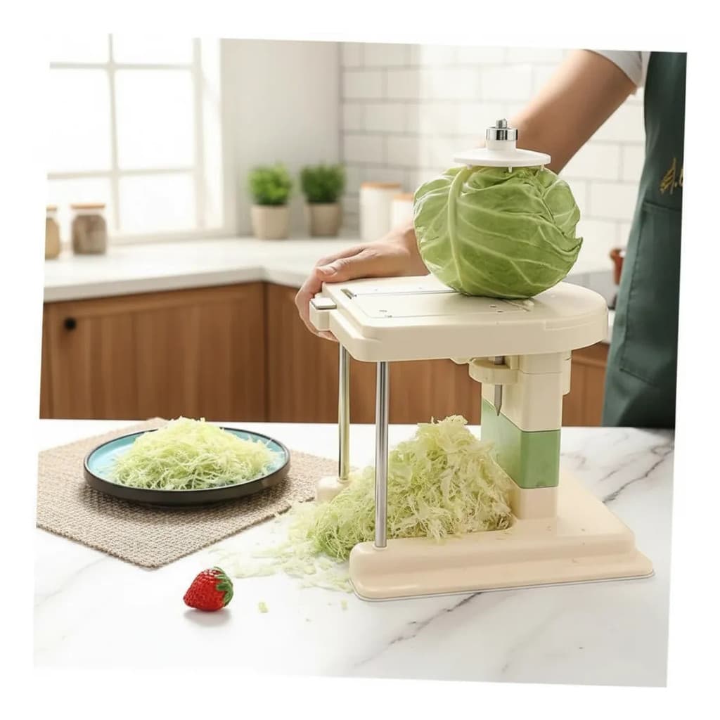 Cortador De Legumes Vegetais Manual 3 Lâminas Inox Fatiador