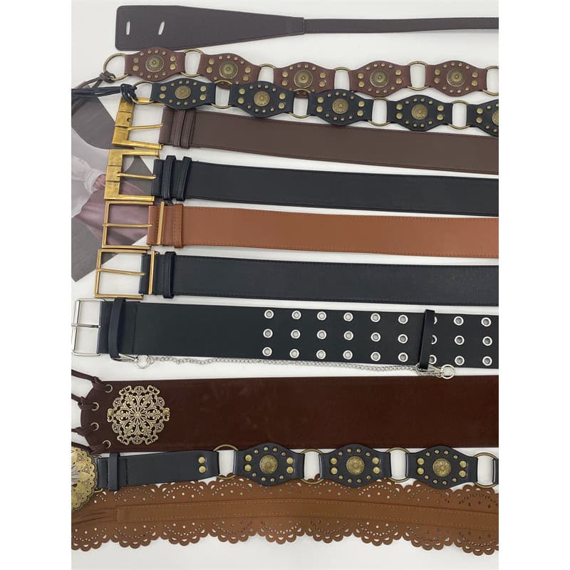 Ins estilo senhoras cinto cinta larga cinto rendas-Up corpo-Shaping moda exterior Wear acessórios camisa saia cinto deco