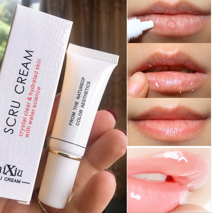 Própolis Lip Scrub Gel Esfoliante Gel Transparente Hidratante Fade Lip Lines Batom Máscara Labial