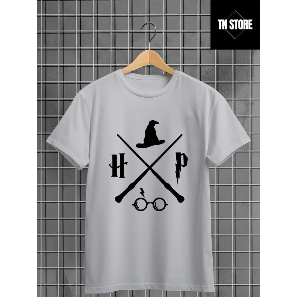 Camiseta Potter Varinha Magia Filme Harry Camisa Blusa Unissex Masculino Feminino 100% Algodão Plus Size
