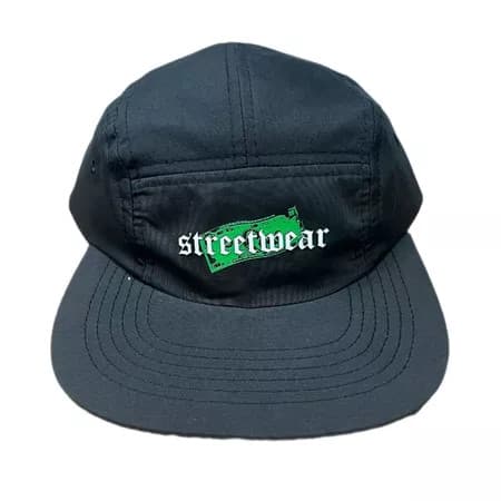 Boné Fitão Premium Aba Reta Streetwear Preto/Verde
