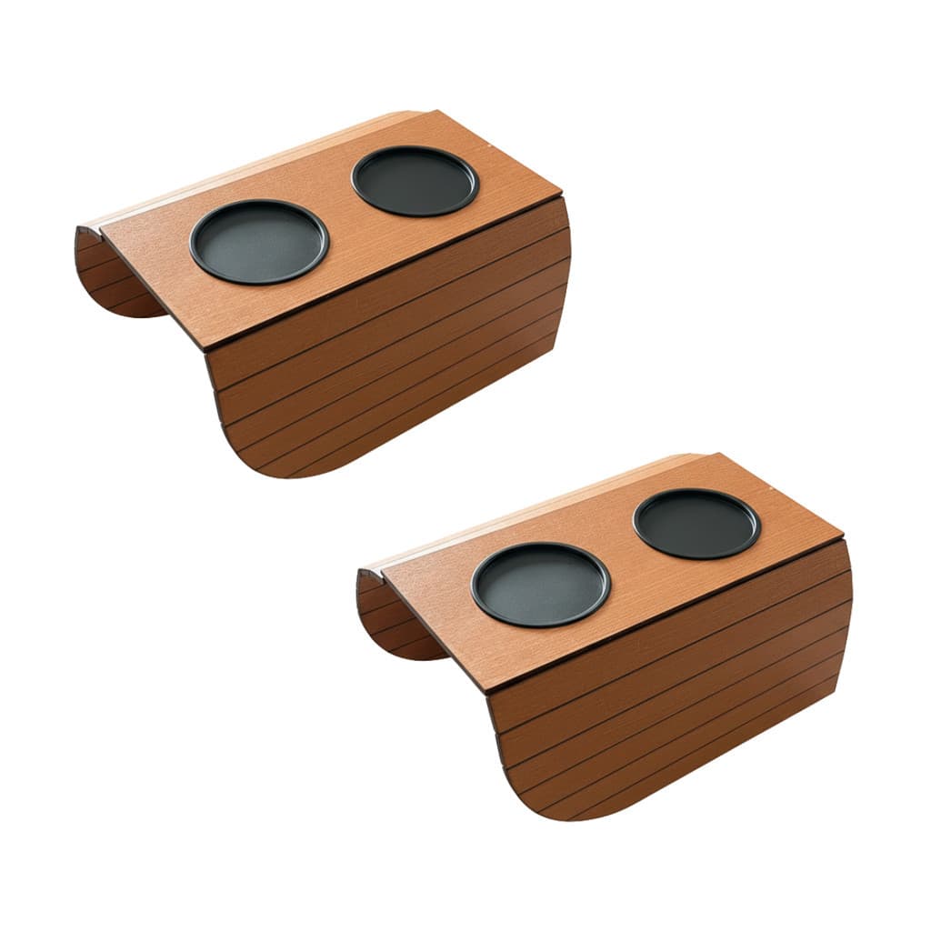 Kit 2 Esteiras Porta Copo Para Sofá Em Mdf Suporte Copo Sofá