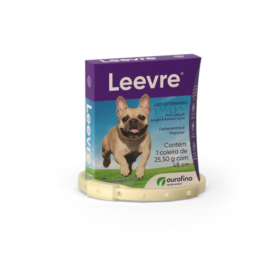 Leevre Coleira Antipulgas 48cm Ourofino