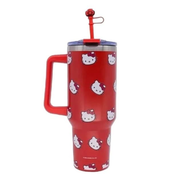 Canecão Térmico Tumbler com Pingente 1,15 L Hello Kitty