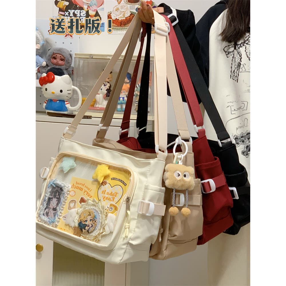 Saco de dor saco do mensageiro vermelho estudantes do ensino médio grande capacidade crianças de um ombro pequena bolsa