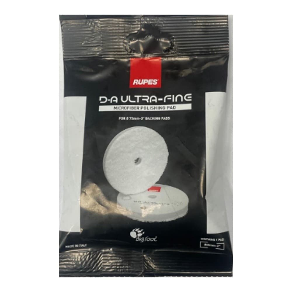 Boina Microfibra Branca Pad Ultrafine 80mm