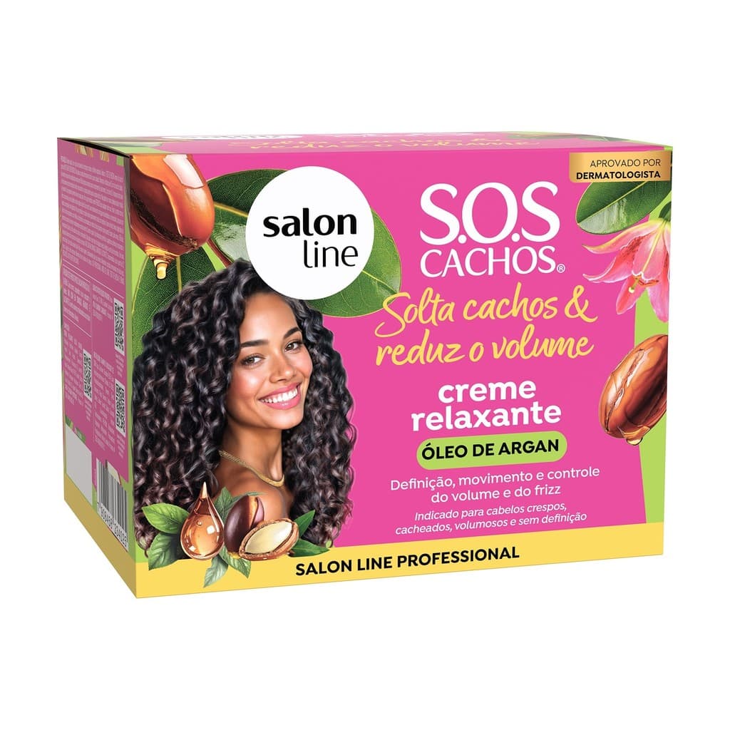 Creme Relaxante Solta Cachos e Reduz o Volume 200g