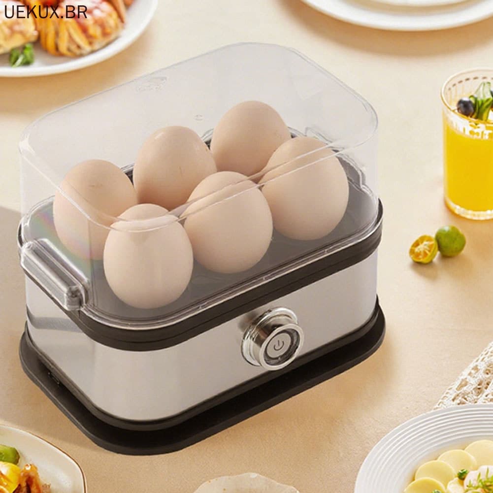 Fogão De Ovos Inteligente Com Desligamento Automático , Capacidade De 6 , Caldeira , Sem Esforço , Fabricante De Café Da