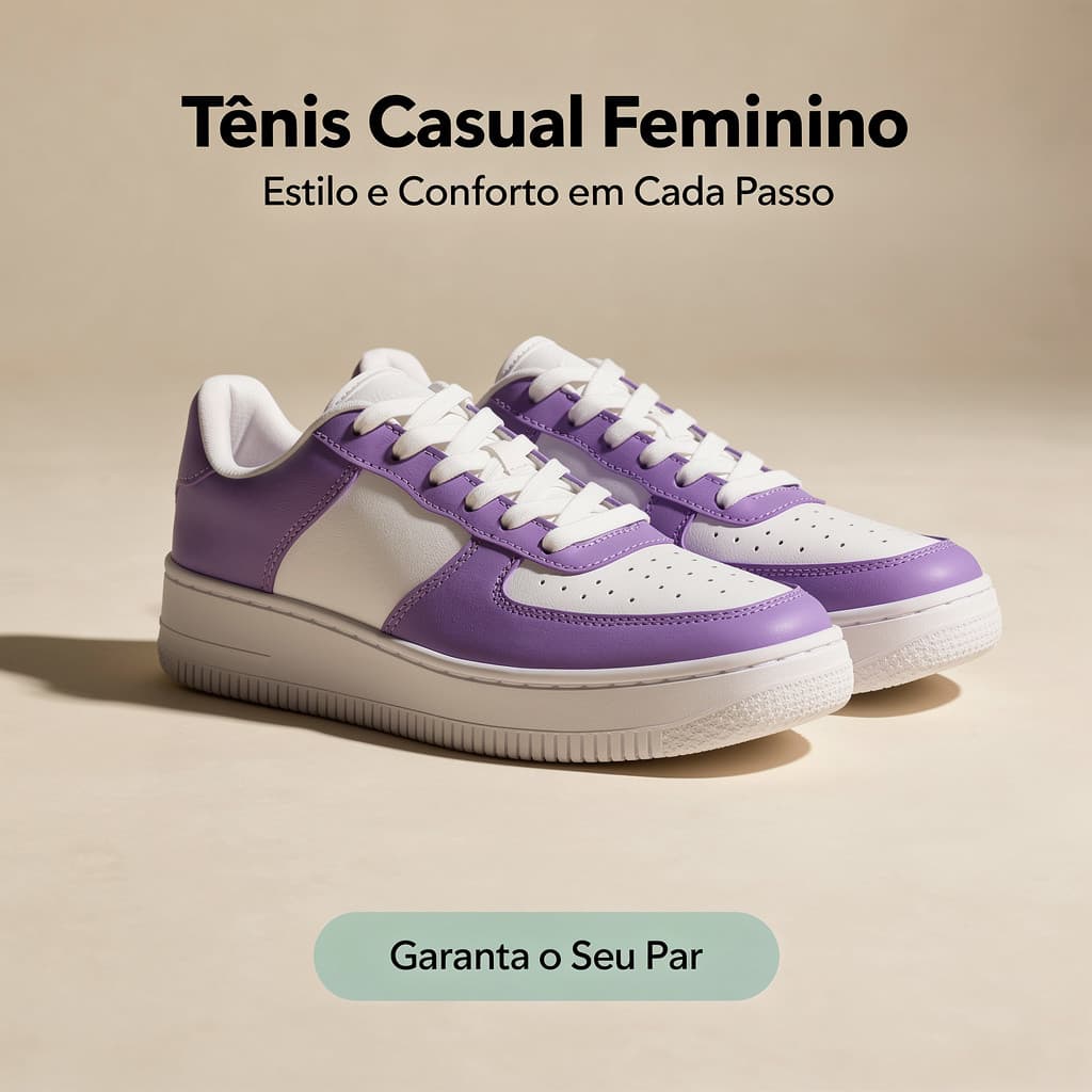 Tênis Feminino Casual Barato Minimalista Texturizado Solado Baixo Antiderrapante - Promoção Envio