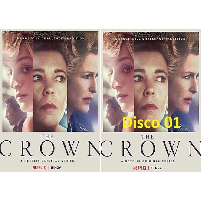 Dvd The Crown - As 4 Temporadas Completas - Legendado ou Dublado - 10 Discos - dvd