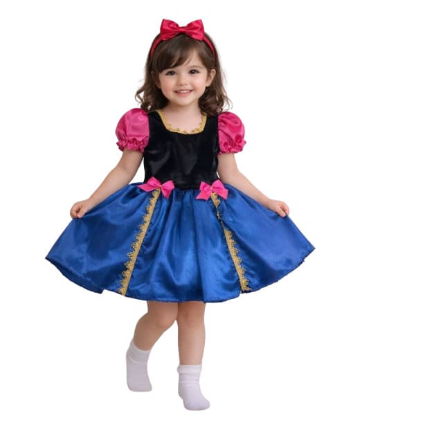 Fantasia Infantil Anna Frozen Luxo