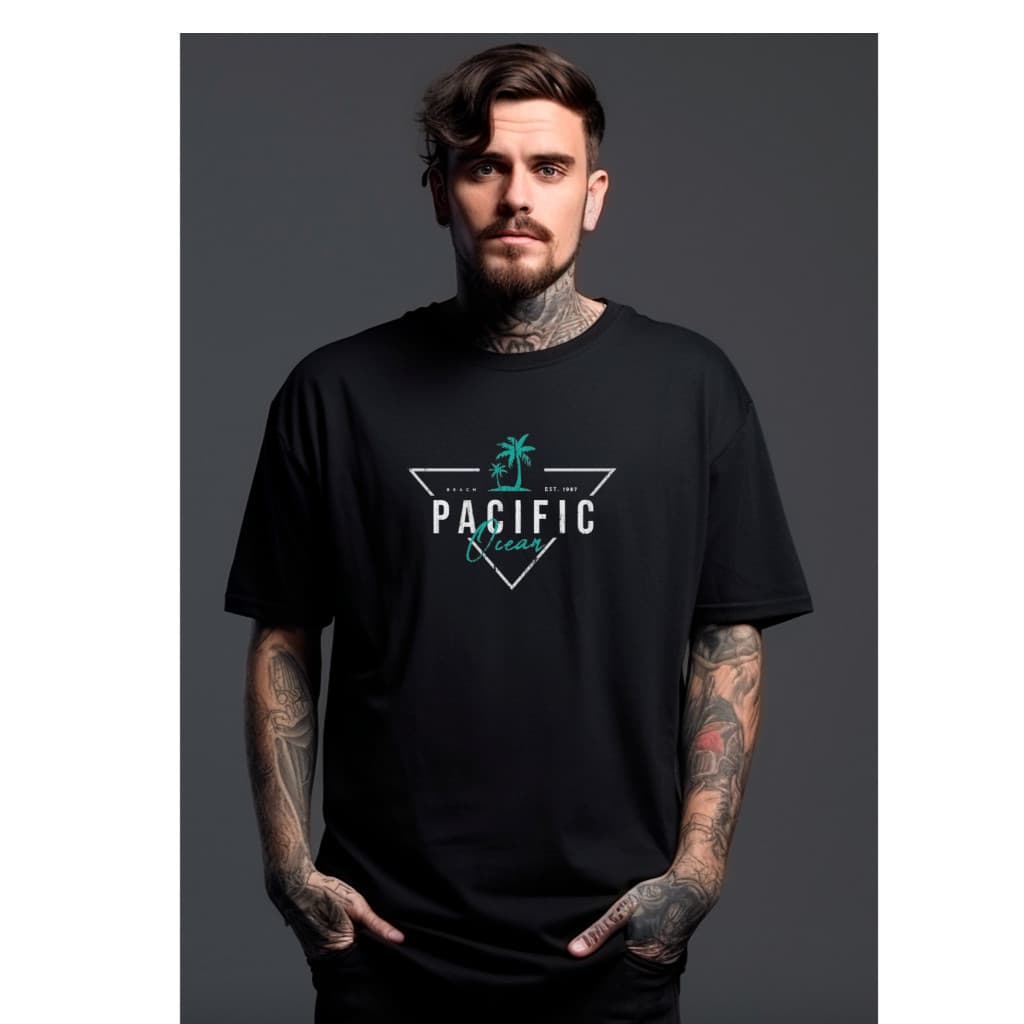 CAMISETA BLUSA FEMININA MASCULINA PACIFC 100% ALGODAO PROMOÇAO BONITA CASAL