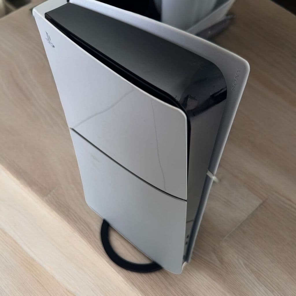 Base PS5 Slim Vertical Preta Suporte Estavel Para Console PlayStation 5 Acessorio Gamer