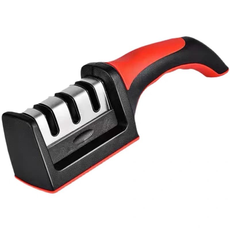Amolador Afiador De Cozinha Facas Inox Profissional Com 3 Afiadores Profissional Ferramenta Com Afiação-Q9