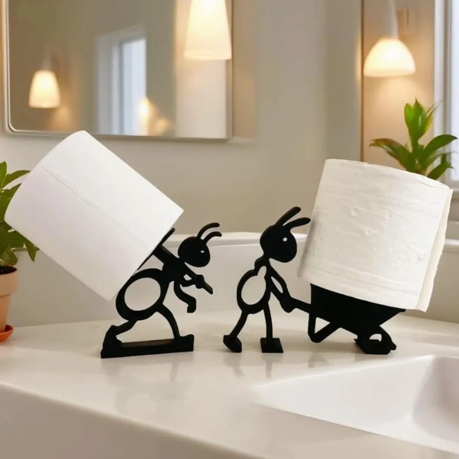 Suporte Para Papel Higienico Para Banheiro Formiguinhas Promoção