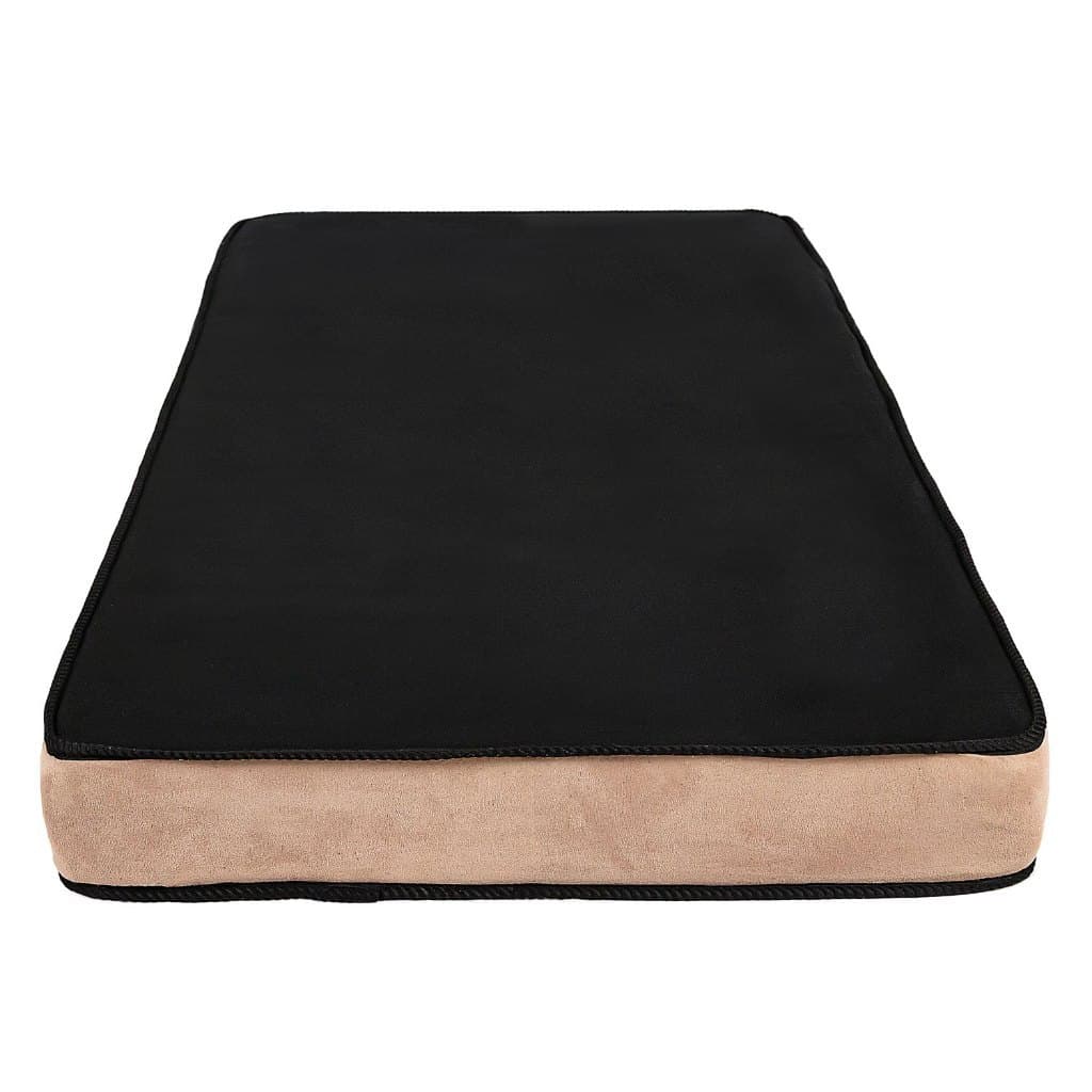 Colchão 88x1,88x14 D28 Solteiro, Promoção Forte Preto e Bege Confortável.