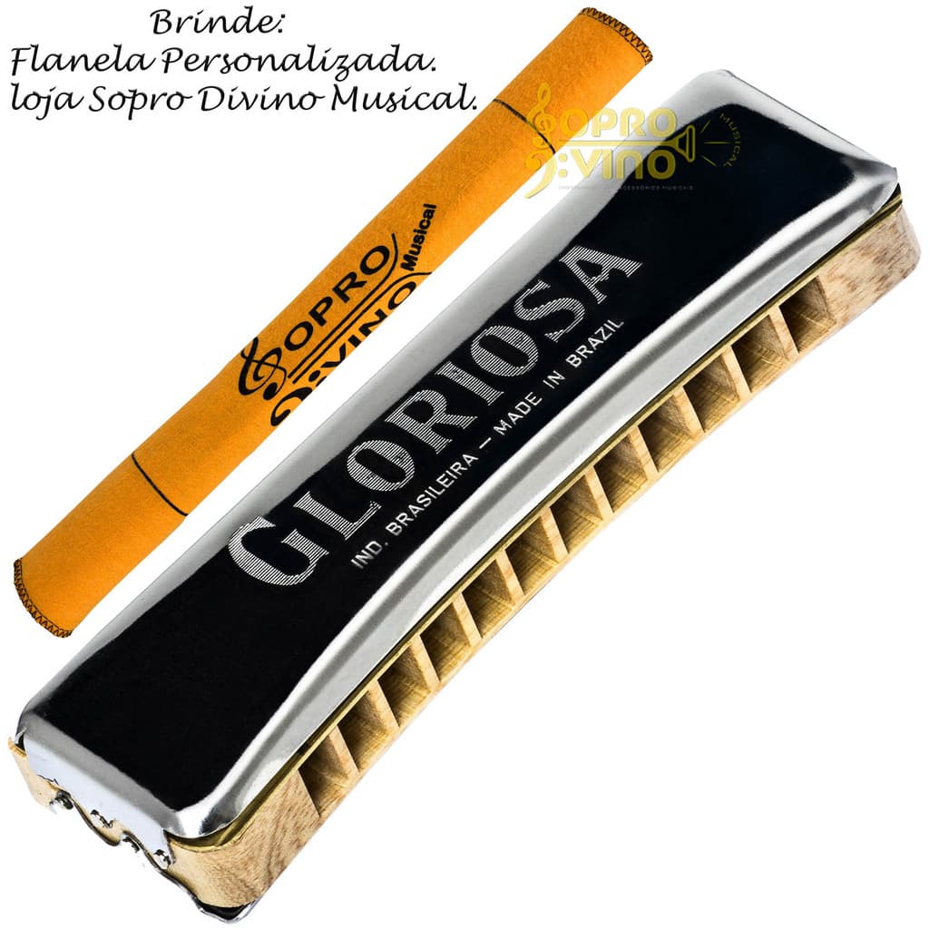 Gaita de Boca Gloriosa Hering SHG Afinação Mi ( E ) Cód. 9012E