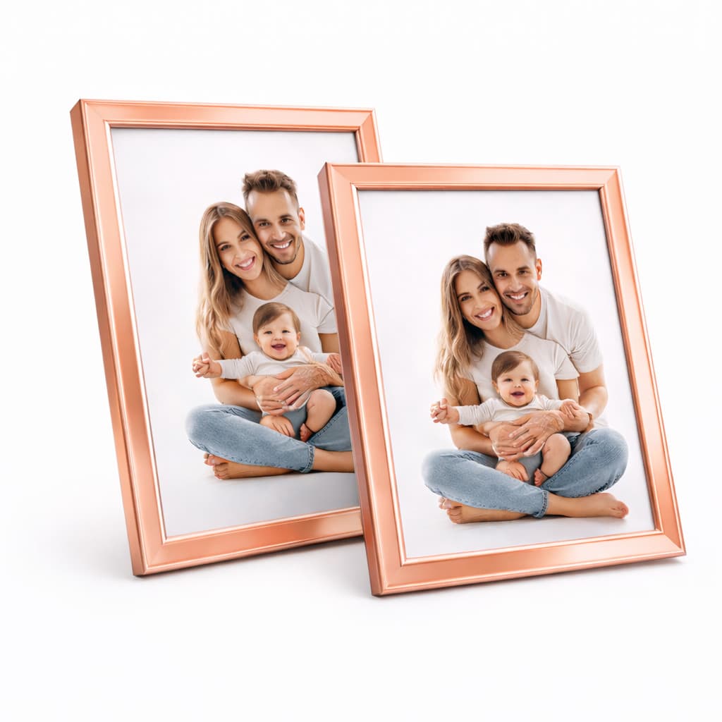 Porta Retrato 2 Unidade Decorativo Madeira 10x15 15x20 Decoração Casa Moderna Quarto Mesa