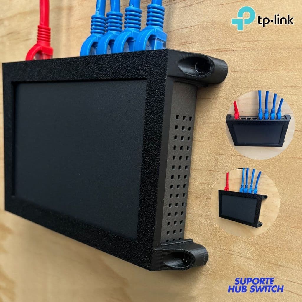 Suporte De Parede Para Hub Switch Tp-Link SG108P