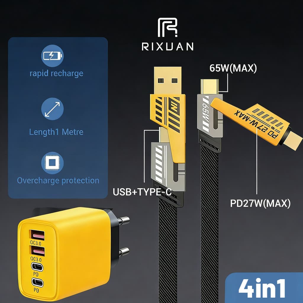 Braided Fast charging/ Type C USB iOS Apple/Type C 1.2M