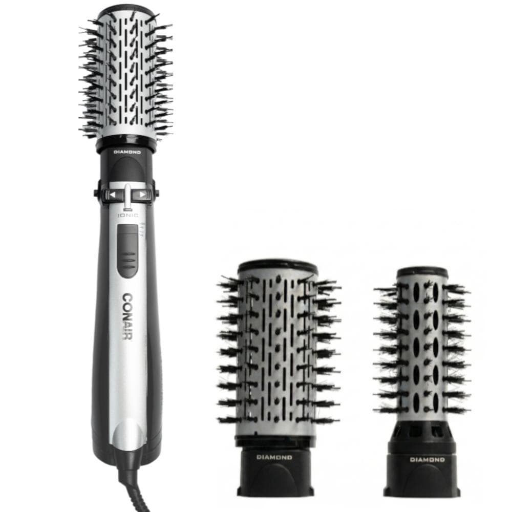 Escova Rotativa Conair Diamond Brilliance 3 em 1 – 900W