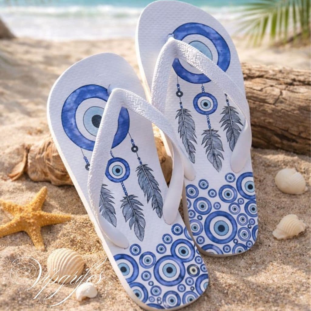 Chinelo de Dedo Feminino  com Estampa Desconto 40% off