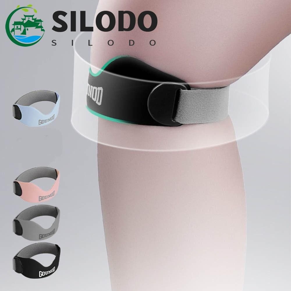 Suporte de joelho SILODO para patela, joelheira ajustável e macia, faixa de compressão esportiva YLYG.